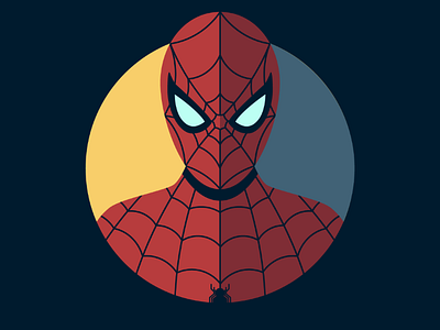 Superhero icon set (1/4) design icon illustration illustrator minimal spiderman superhero