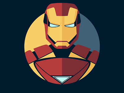 Superhero icon set (2/4) design icon ironman logo minimal superhero