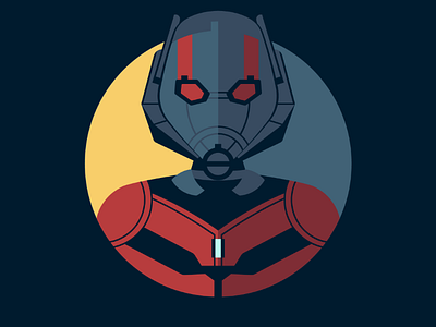 Superhero icon set (3/4) antman icon logo marvel minimal