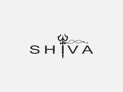 SHIVA logo concept brand design identity logo minimal monogram