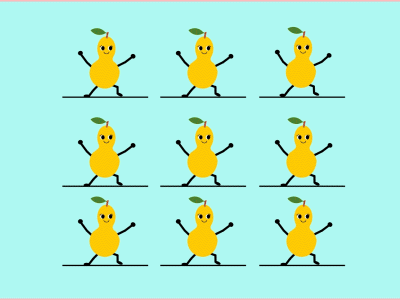 Dancing fruits