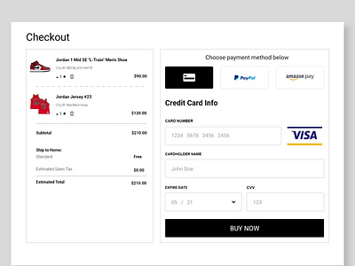 Credit Card Checkout Daily UI #002