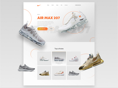 Nike Redesign design minimal nike nike air nike air max nike running nike shoes shoes shop snickers store typography ui ux website