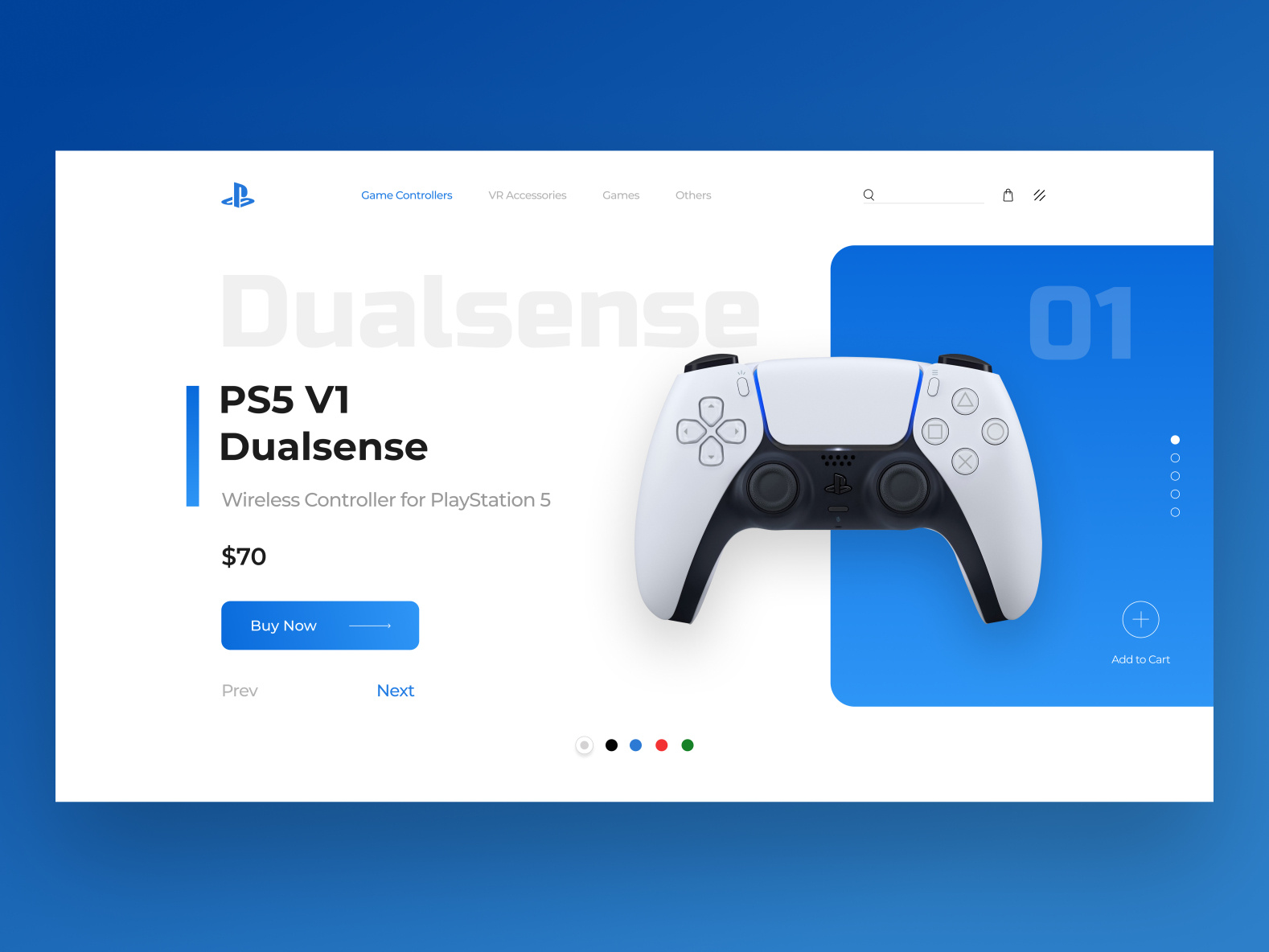 Dualsense | Playstation 5 Controller by Nikita Shlopak on Dribbble
