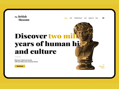 The British Museum redesign 3d 3d art 3d modeling animation branding design graphic design illustration keyshot logo maya motion graphics ui
