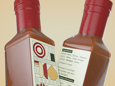 RAW Sauce Packaging Design