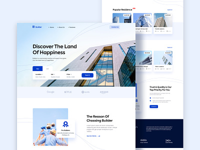 Real Estate Landing page design