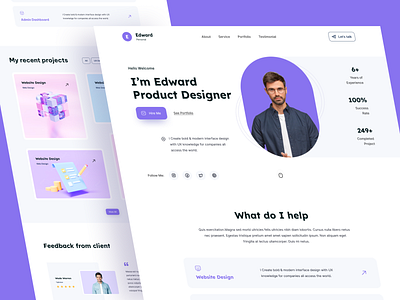 Personal portfolio website design agency creative cv cv design homepage landing page personal personal portfolio personal web portfolio portfolio landing page portfolio website product designer resume resume template studio visual designer web designer