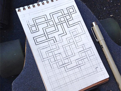 Maze 62 drawing maze sketch wip