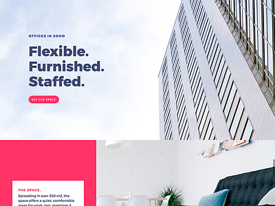 CoWorking - Landing page