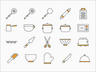 Cooking & Baking Icon Set