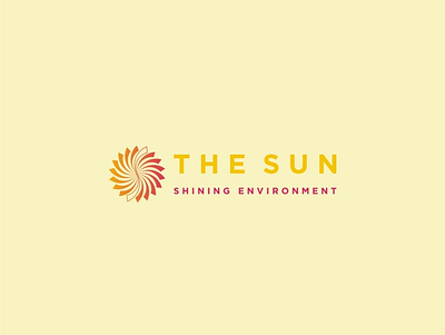The Sun - Logo Concept branding design flat icon logo vector