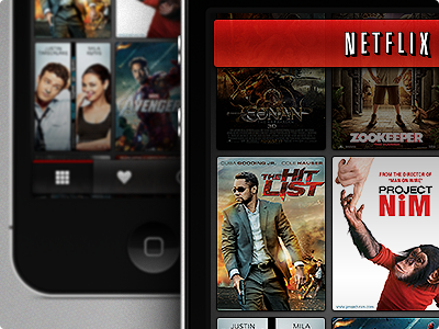 Netflix iPhone app cover film interaction ios iphone movie netflix video