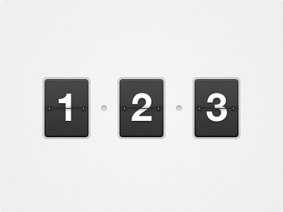 Flip counter (freebie) freebie ui interface psd counter design concept