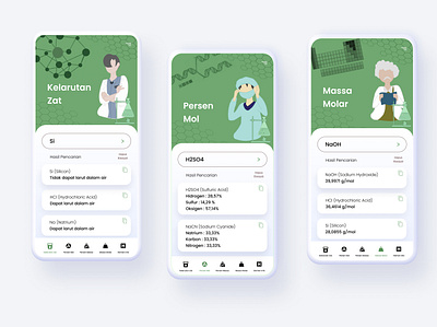 Chemical Calculator App Design app design app ui calculator ui chemical chemist chemistry design laboratory mobile app mobile ui ui uidesign ux ux design