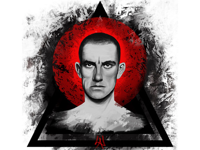 Mayakovsky art character design illustration photoshop