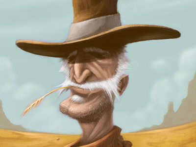 Old West cowboy desert hat old wild west