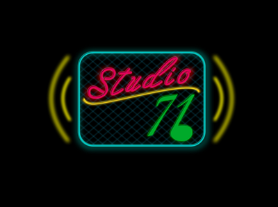 Neon letters. affinitydesigner club illustration jazz neon neon colors neon lights retro studio