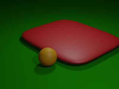 Simple shapes in Blender 2.0 - Bangladesh flag