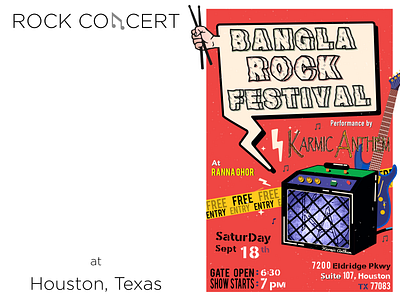 Progressive Rock Concert Poster