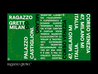 Palazzo Castiglioni Project. branding design graphic graphic design illustration illustrator indesign typography