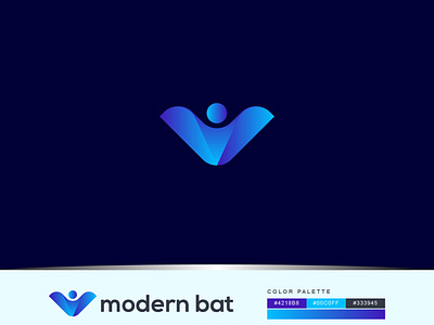 "modern bat"  Logo Design | Trend Logo Design