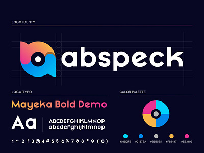 abspeck Logo Design and Branding | ab Trendy Letter Logo 2020