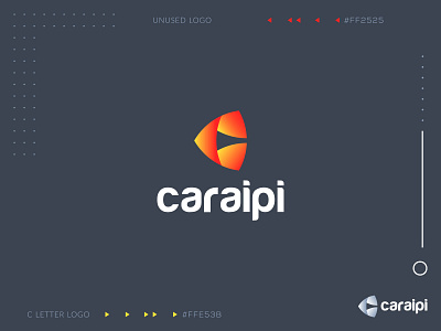 "caraipi" Logo Design | C Letter Logo | Trendy Logo Design 2020 brand identity c logo concept icon design logo logo concept stylish logo trend 2020 trend logo design 2020 typography