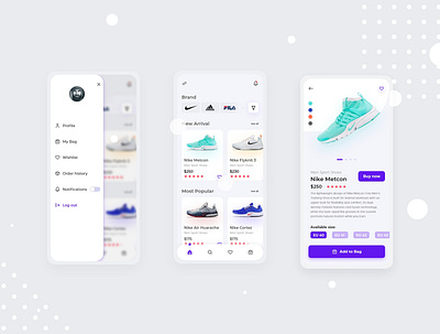 Shoes eCommerce App | Product Screen Design Concept mobile app interface