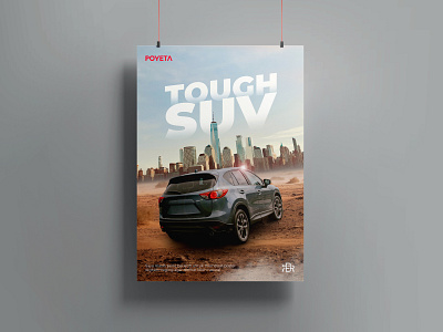 CAR POSTER ADVERTISING - PORTFOLIO ads advertising cars design graphic graphic design media poster social social media