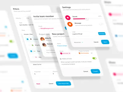 UI Components app appdesigner application application design clean components design lighrmode light popular trend trending ui ui design uicomponents uidesigner uiuxdesigner ux webdesigner website