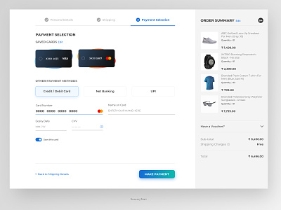 Credit Card Checkout Page Design 002 checkout page credit card checkout daily 100 challenge dailyui ecommerce minimal online payment online shopping saved cards sketch ui uiux ux web website