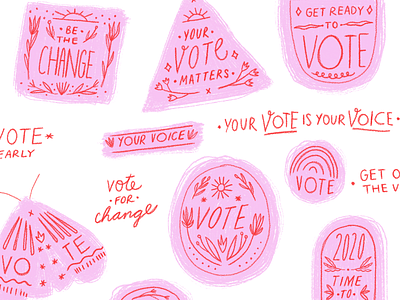Your Vote, Your Voice Illustrations election hand illustrated illustration president vote voted votes voting