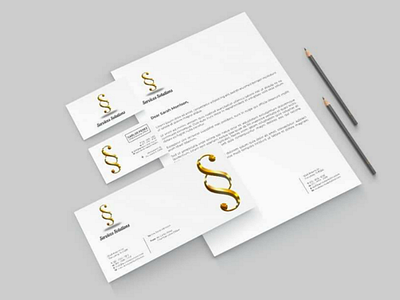 Services Solutions - Logo and corporate stationery branding corporate graphic design logo logotipo stationery