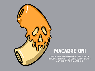 Macabreoni Illustrative Logo