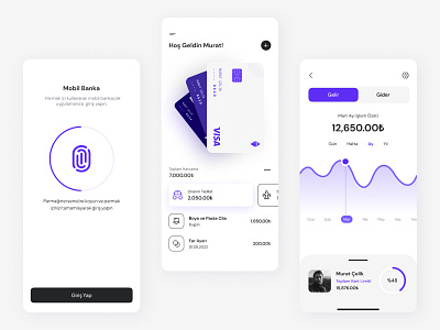 Banking app - Mobile app banking figma mobile app uı ux