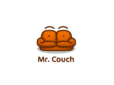 Mr. Couch couch funny furniture logo mister sofa
