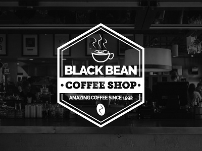 Black Bean Coffee Logo