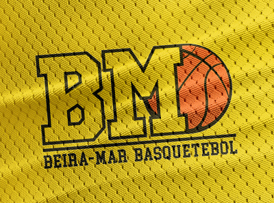 Beira-Mar Basquetebol brand design logo logo design mockup sports sports logo