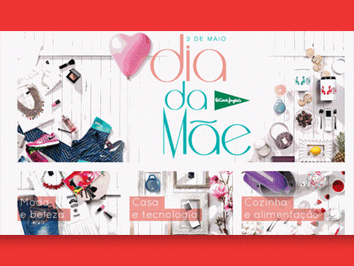 Dia da Mãe - Gift Suggestion site bootstrap design ui ux