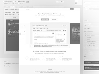 Datmo Product Wireframe