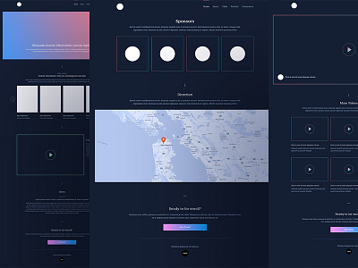 XIX Conference Wireframe