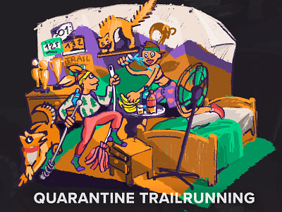 Stay home trailrunning covid19 print product design quarantine race sport stayhome trail running
