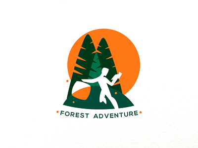Series of logos for orienteering competition. adventure camping camping logo dynamic forest forests logo multiply nature orienteering prizm race runner simple simple logo sunset trees