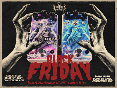 "BlackFriday" Poster Promotion Product horror illustration movie poster poster art vintage