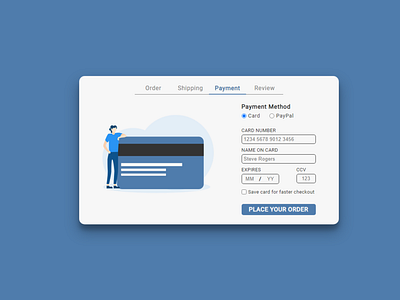 DailyUI 002 - Credit Card Payment