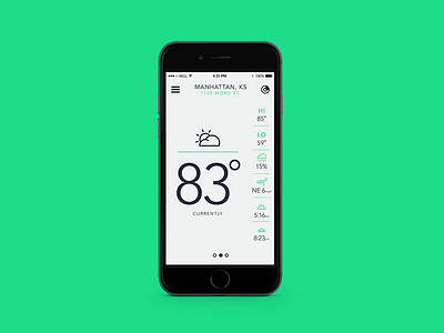 Weather App icons mobile rain snow sun ui weather weather application