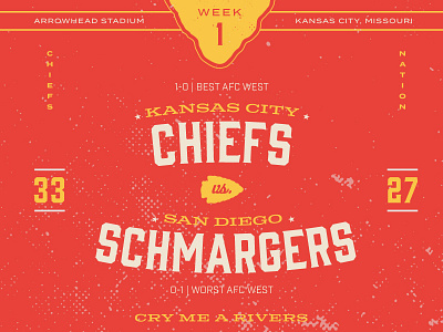 Chiefs vs. Schmargers