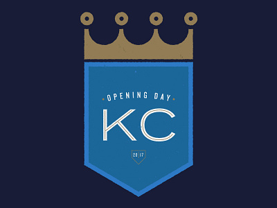 Opening Day baseball crown crown town kansas city major league mlb royals sports