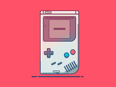 Game Boy Switch game boy gaming illustration nintendo old school retro switch video game